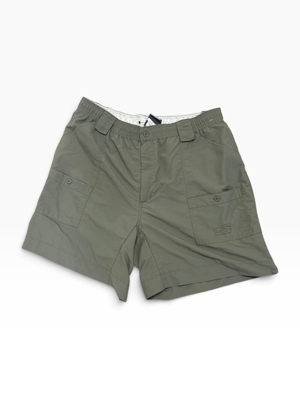 Mens  Aftco Fishing Shorts Elastic Waist Size 40L Boating Casual Long